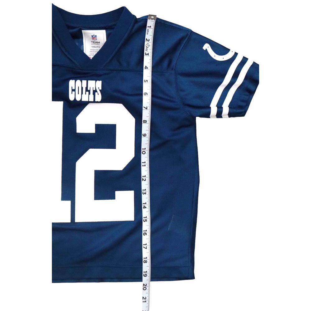 INDIANAPOLIS COLTS Andrew Luck #12 NFL Team Apparel Youth Jersey Sz M (Set of 2) - Picture 7 of 14